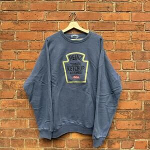 Vintage Heinz tomato ketchup crewneck sweatshirt 90s L/XL